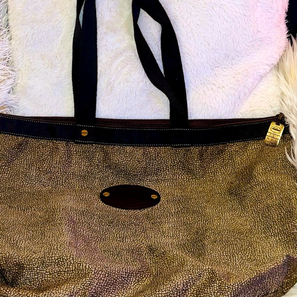 Authentic Borbonese Travel Bag with a small pouch - Picture 6 of 12